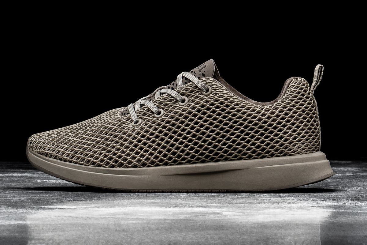 Nobull Mesh Runner Men\'s Running Shoes Khaki | Australia (KC8134)
